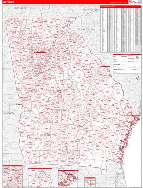 Training and Certification Options for MAP Zip Code Map Of Ga
